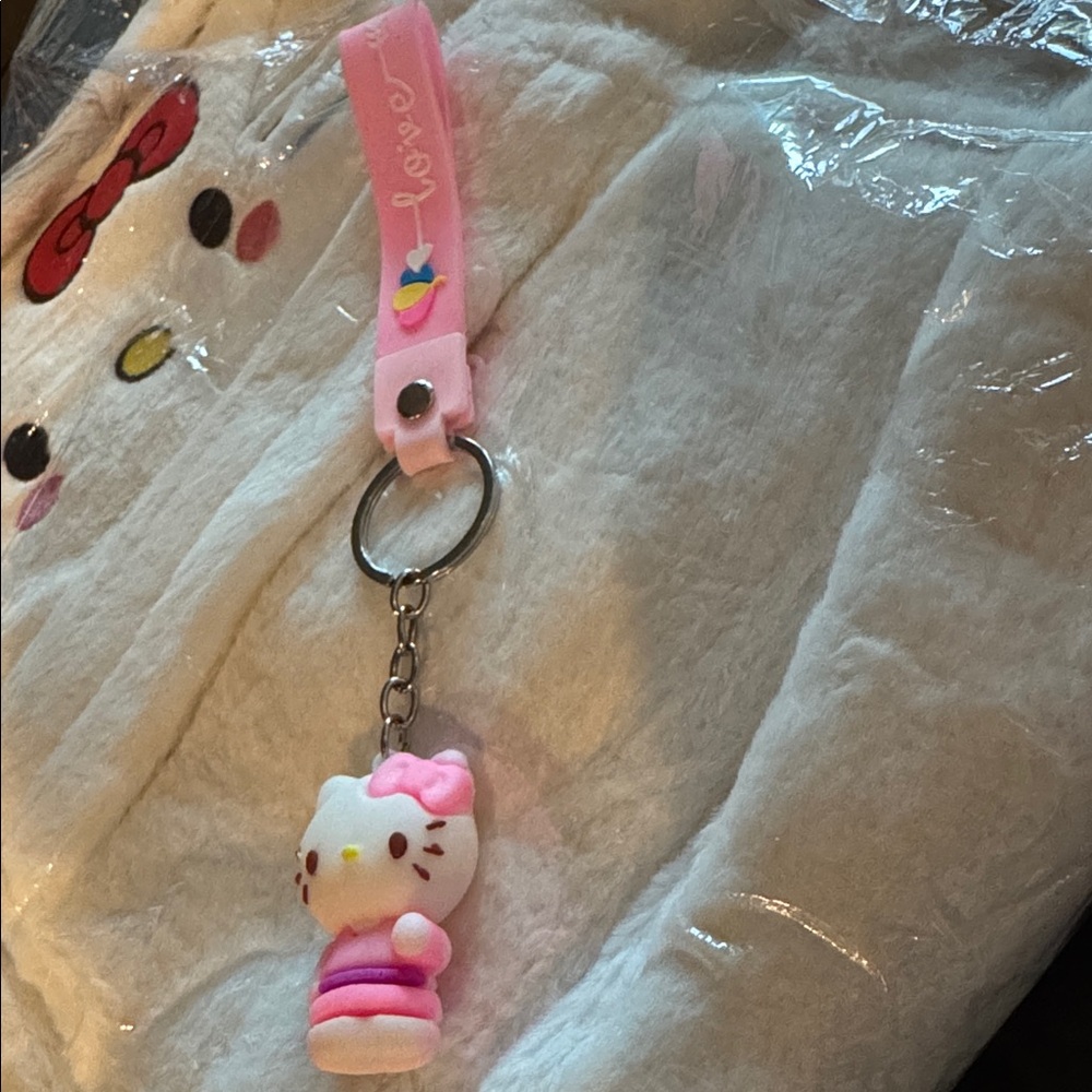 Hello Kitty Plush Backpack with Red Bow, - Picture 6 of 6